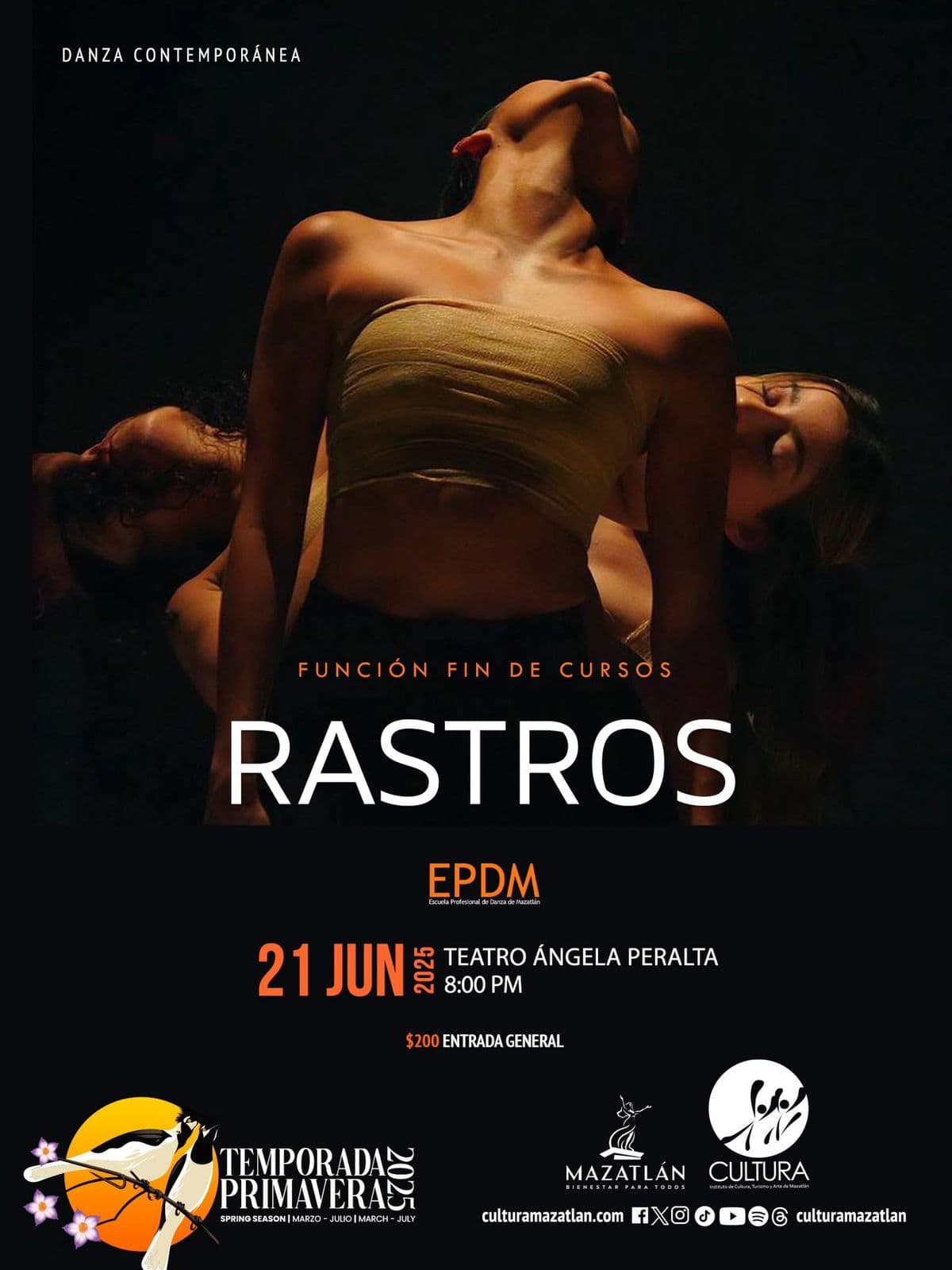 Rastros” el cuerpo como memoria viva de la creación, el próximo sábado en el TAP*