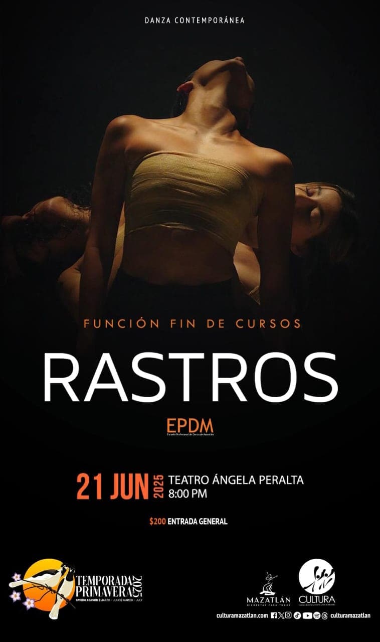 La EPDM presenta “Rastros”, una función irrepetible de creación contemporánea en el Teatro Ángela Peralta*