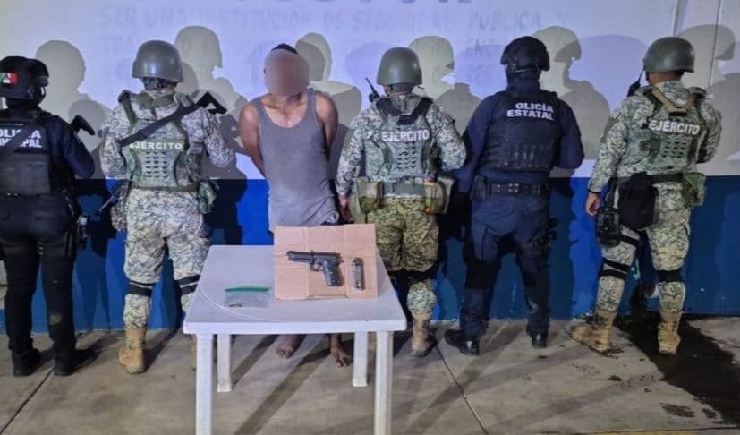 Detienen a motociclista que disparó contra agentes en Yebavito, Navolato