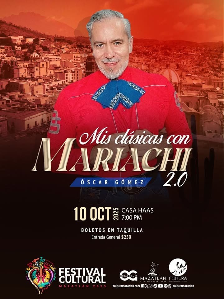 El 10 de octubre a las 7pm en Casa Haas, el tenor Óscar Gómez presentará una versión renovada de su espectáculo: "Mis Clásicas c...