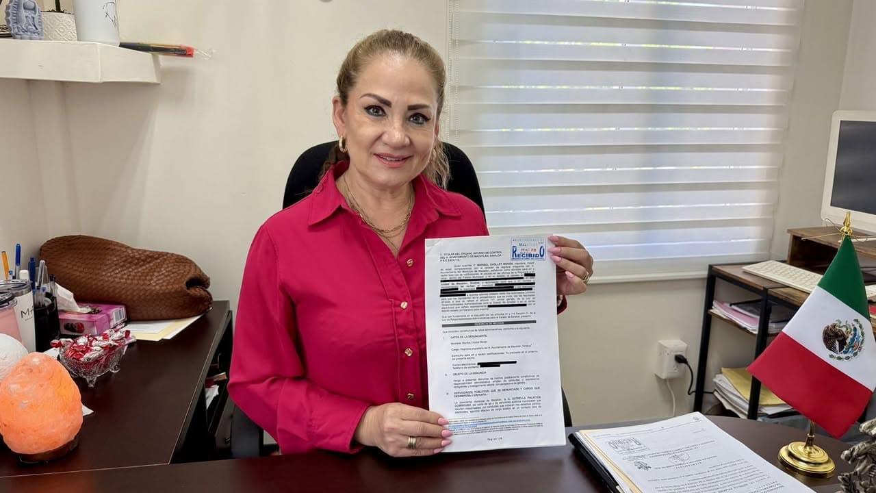 “No soy omisa ni sumisa”: Regidora Maribel Chollet denuncia violencia política de género en el Ayuntamiento de Mazatlán