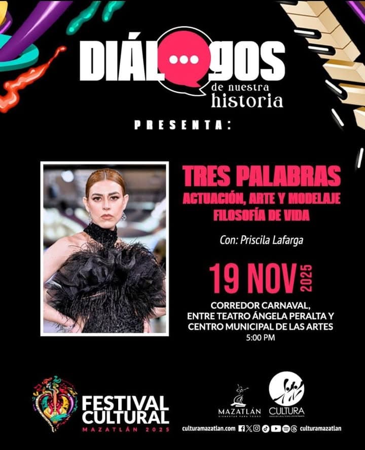 *Priscila Lafarga compartirá su historia, su arte y filología de vida*