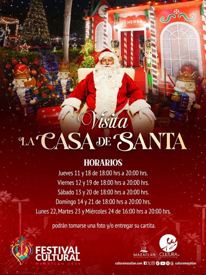 ¡Santa Claus llega a la Plazuela Machado!